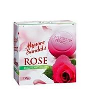 Мыло "Роза" Майсорский сандал (Rose Mysore Sandal) 150 г, Karnataka Soaps
